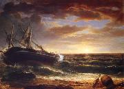 Asher Brown Durand The Stranded Ship oil painting